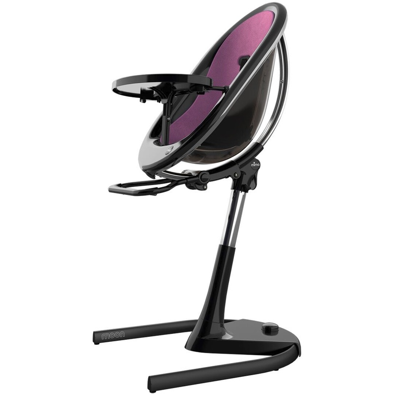 Mima Moon 2G High Chair – Black / Eggplant