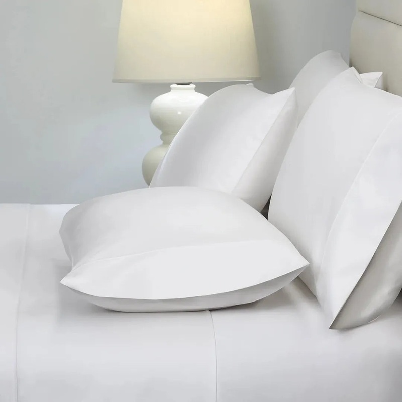 Premium 100% Cotton 680 Thread Count California King Sheets – Bright White