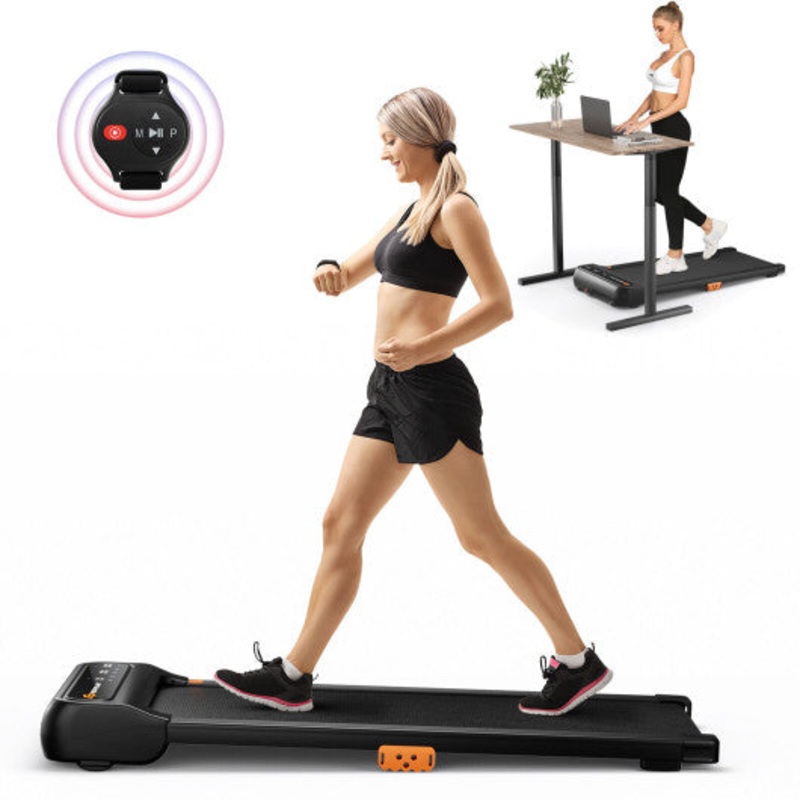 Under Desk Walking Pad Treadmill for Home/Office With Watch-Like Remote Control