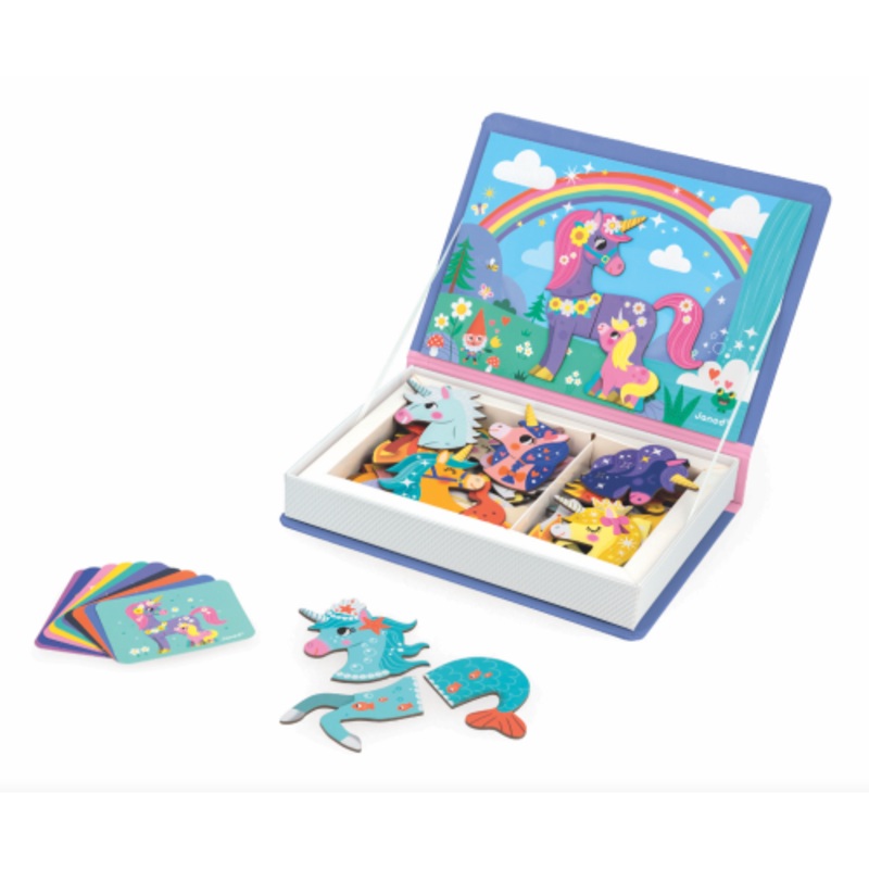 Janod MagnetiBook Unicorns