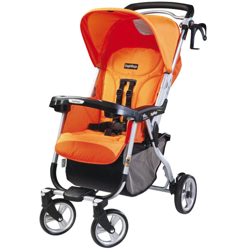 Peg Perego Vela Easy Drive Lightweight Stroller – Apricot