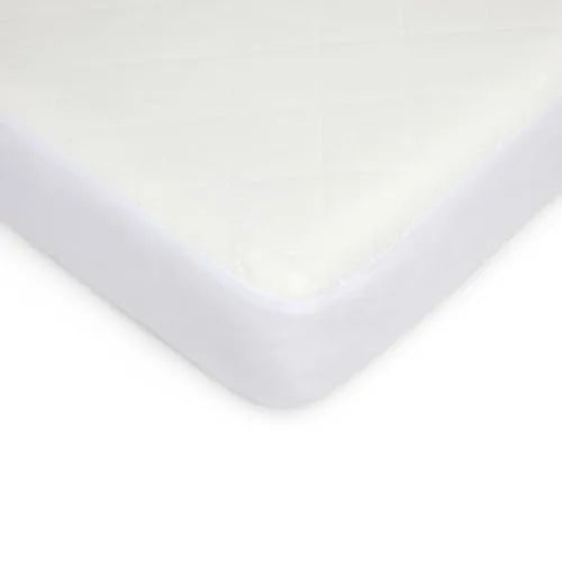 Premium Foam Crib Mattress + Polyester Mattress Protector Bundle (2-Pack) (See Description)