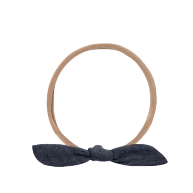 Rylee + Cru Little Knot Headband – Navy
