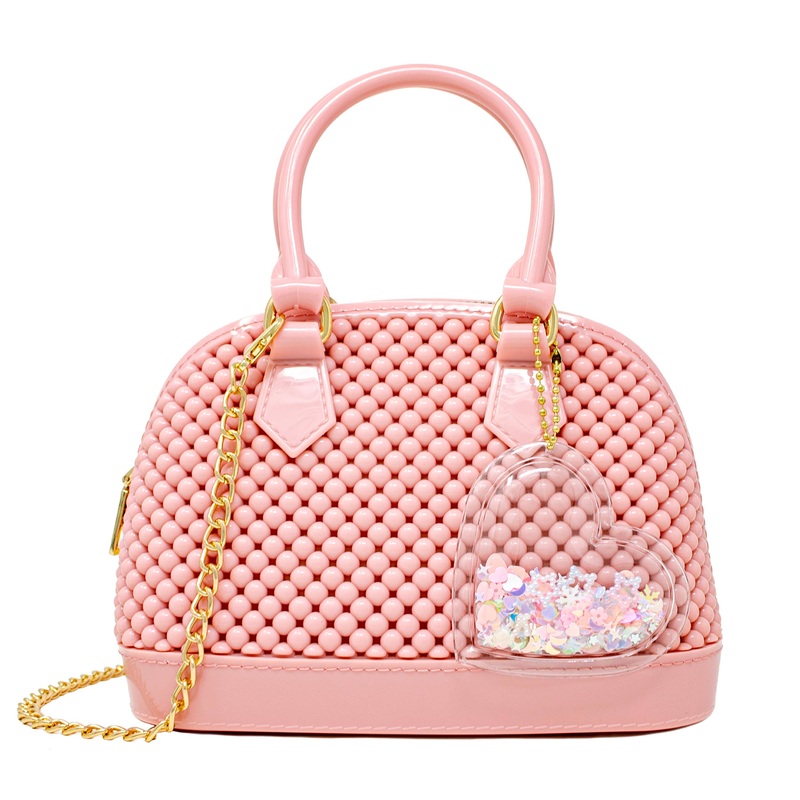 Tiny Treats Jelly Bead Bowling Bag: Pink