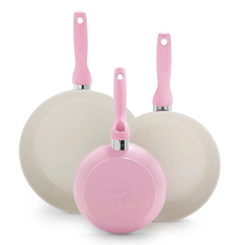 7″, 9.5″, 11″ Ceramic Nonstick Frypan Set (See Description)