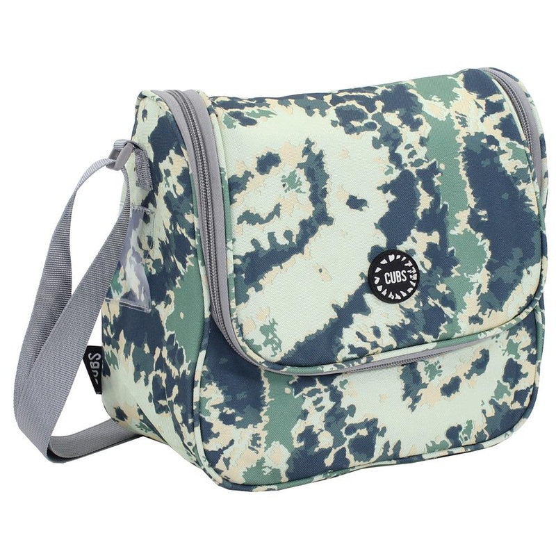 Cubs Army Green Tie Dye Cross Body Lunch Bag