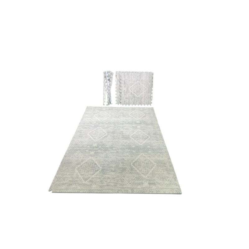 House Of Noa Little Nomad Play Mat, 4×8′, Gray, Ula