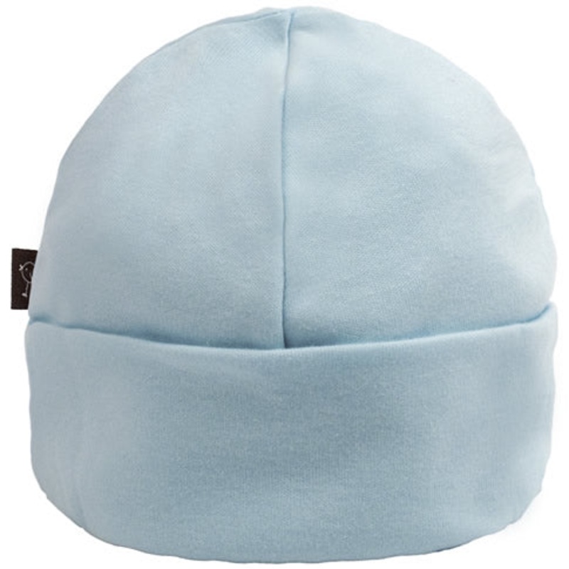 Kushies Cotton Baby Cap, 1-3m – Blue