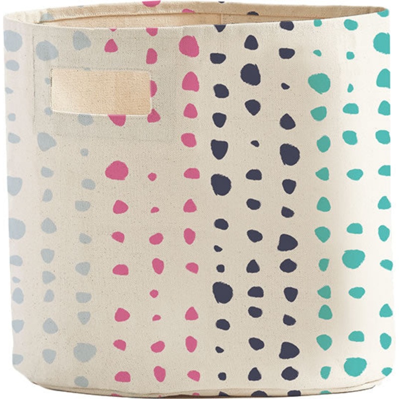 Petit Pehr Storage Bin – Painted Dots