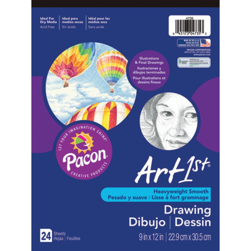 UCreate Drawing Pads, 9″ x 12″