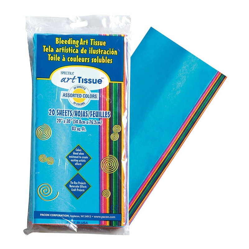 Assorted Art Tissue (20 sheets)