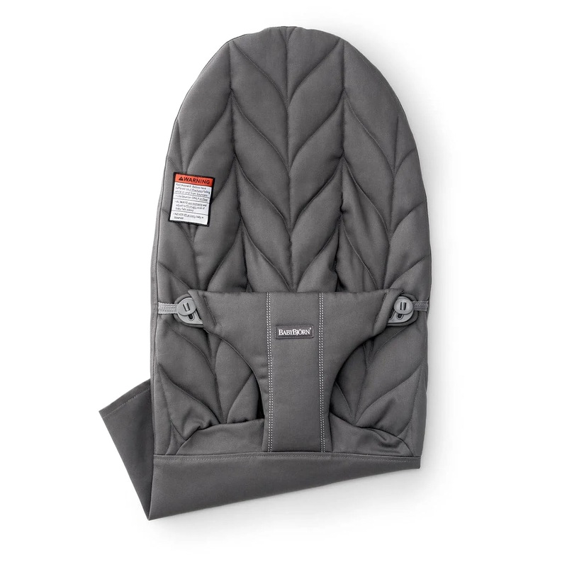 Extra Fabric Seat for Bouncer Bliss – Anthracite / Cotton, Petal Quilt