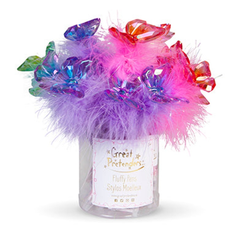 Great Pretenders Butterfly Fluffy Pens