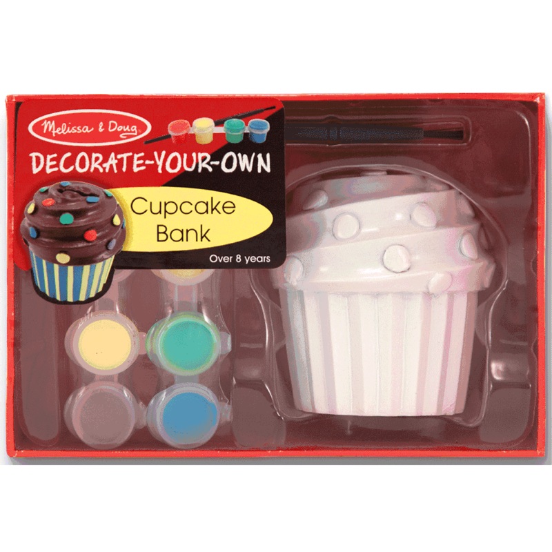 Melissa & Doug Decorate Your Own Cupcake Bank