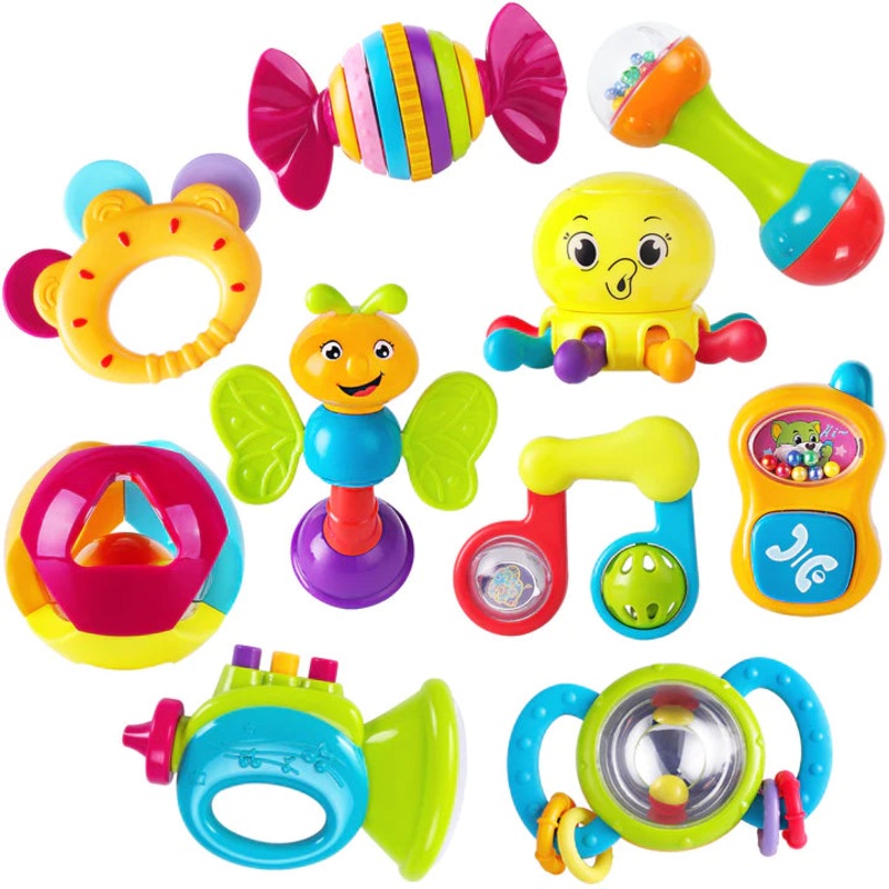 BABY RATTLE TOYS 10PCS