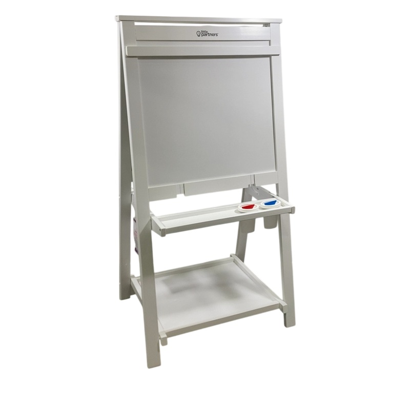 Little Partners Folding Artist EZ Easel, Soft White