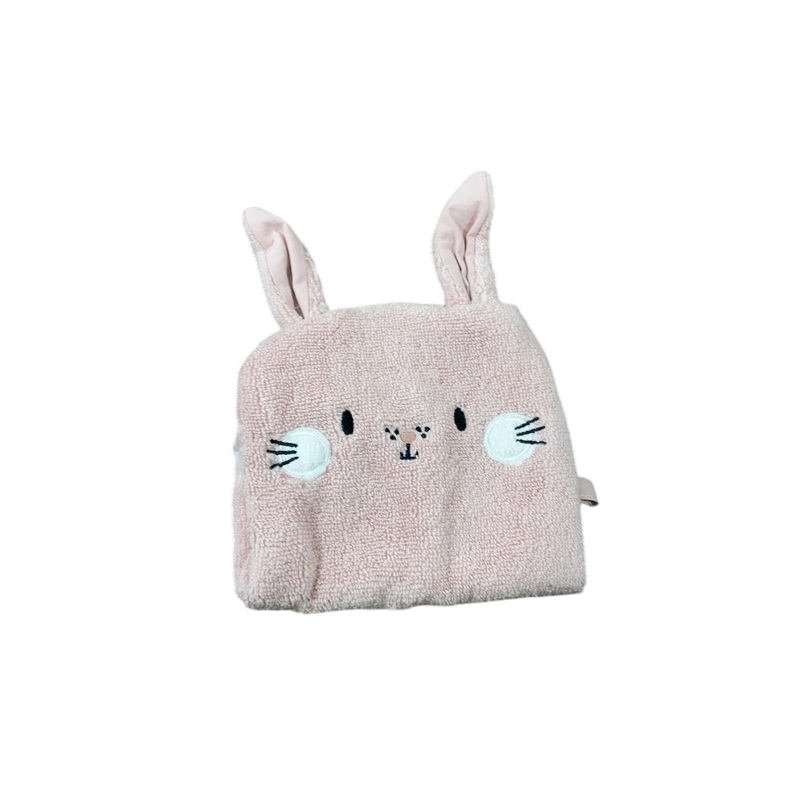 Mori Animal Towel Mitt, Pink Bunny