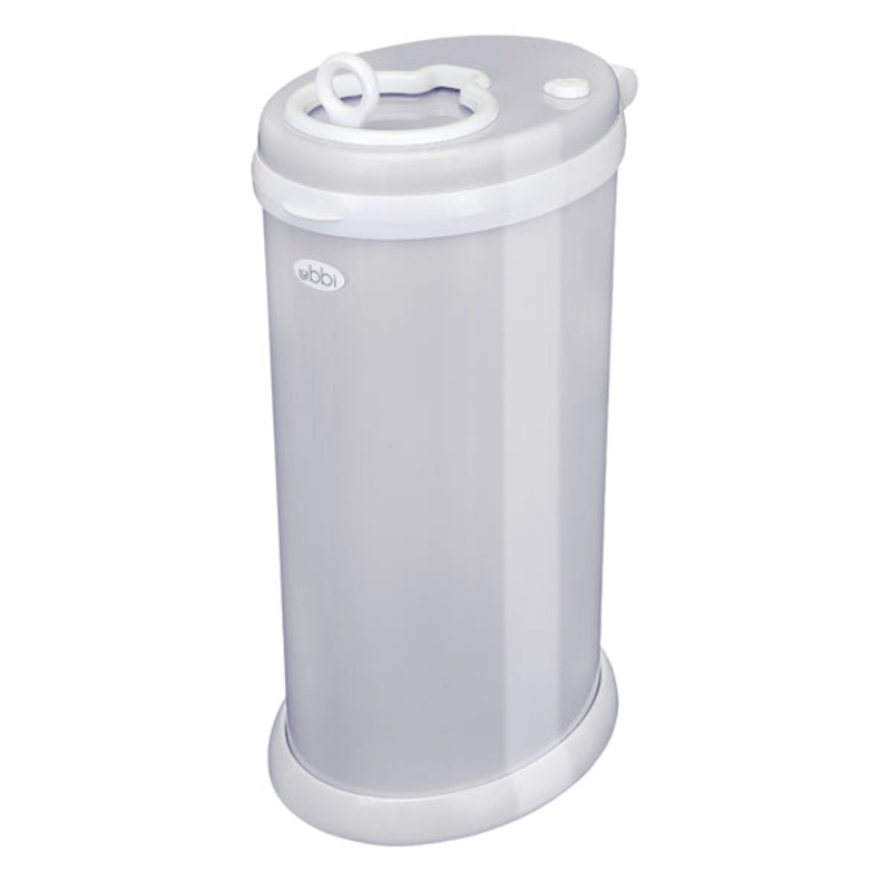 Ubbi Diaper Pail, Matte White