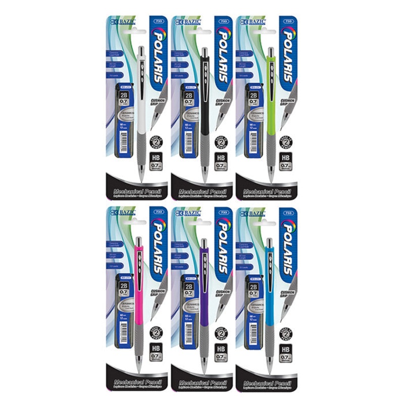 BAZIC Polaris 0.7 mm Mechanical Pencil w/ Ceramics High-Quality Lead