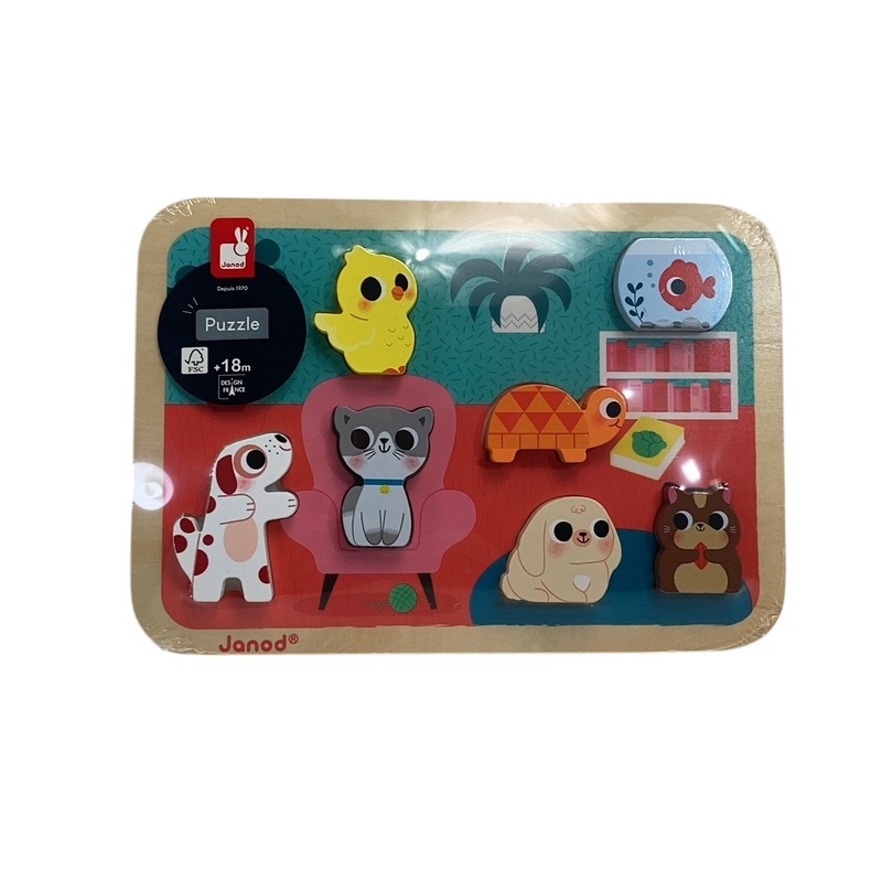 Janod Chunky Puzzle, Pets