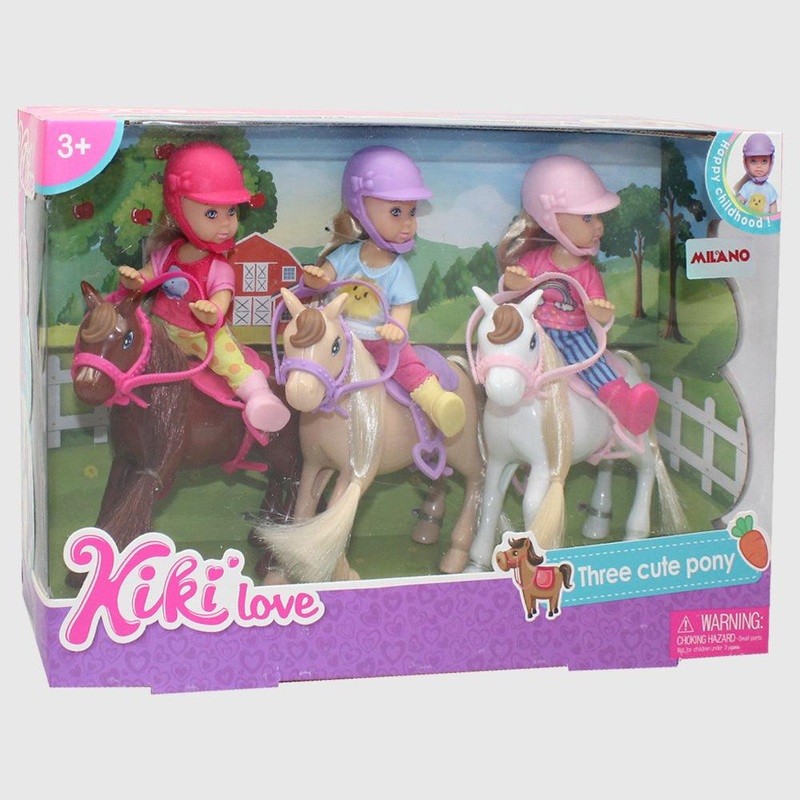 Kiki Love Doll Set – Three Cute Pony