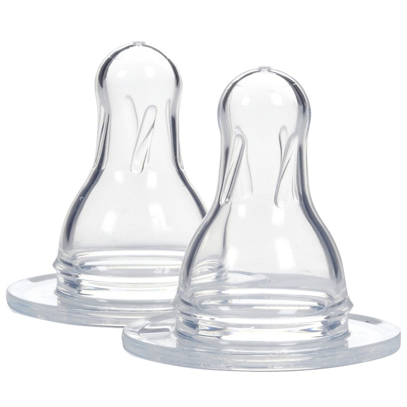 Narrow Bottle Nipples – 2 Pack
