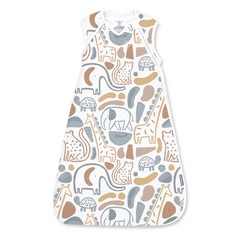 SwaddleMe by Ingenuity Night Sack Sleeper, Size SM, 3-18 months – 1pk -Jolly Jungle