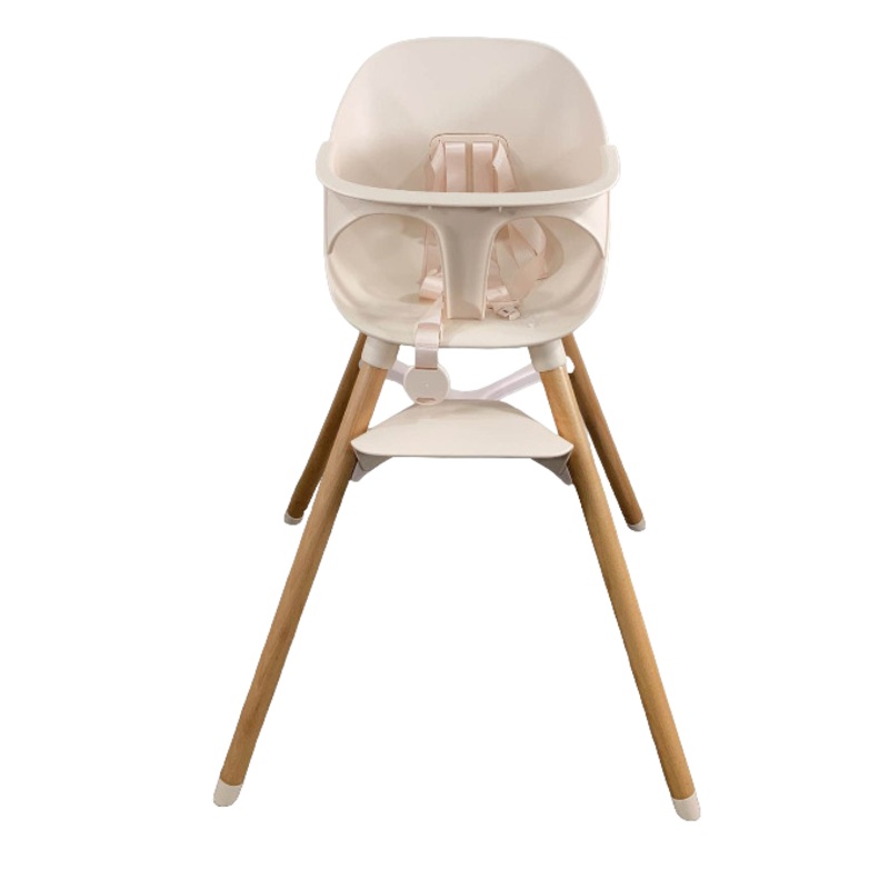 Lalo The Chair, Grapefruit, Natural Wood