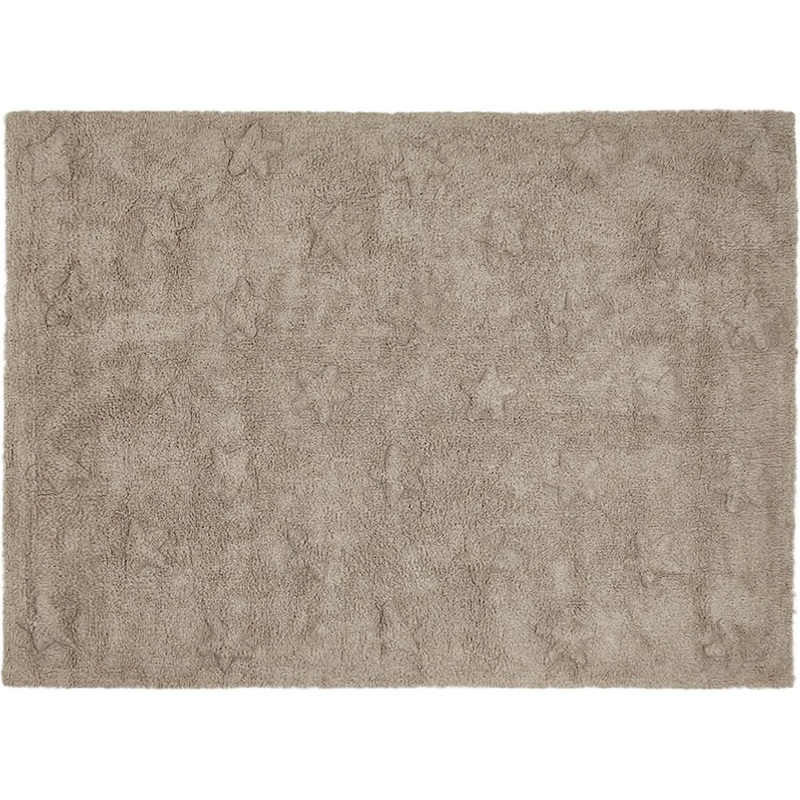 Lorena Canals Stars Rug – Linen (4′ x 5′ 3″)