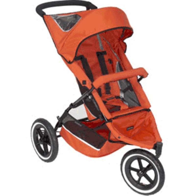 Phil & Ted E3 Buggy Single in Orange