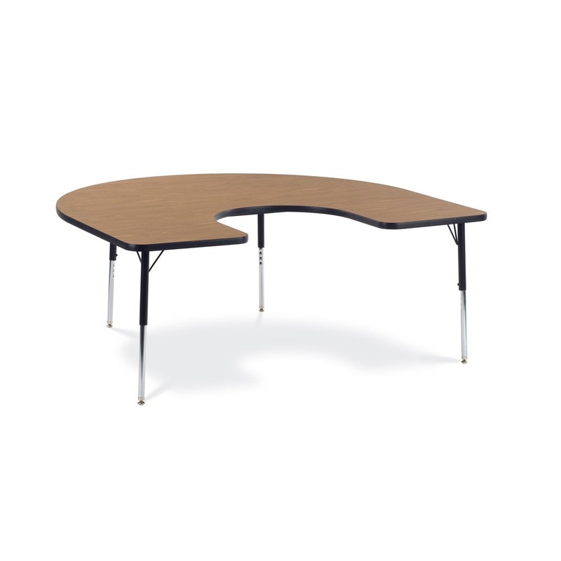 Adjustable Activity Table (Horseshoe), 22″-30″H, (60″ x 60″)