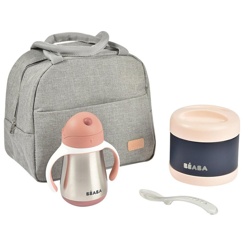 Beaba On-The-Go Meal Set – Rose