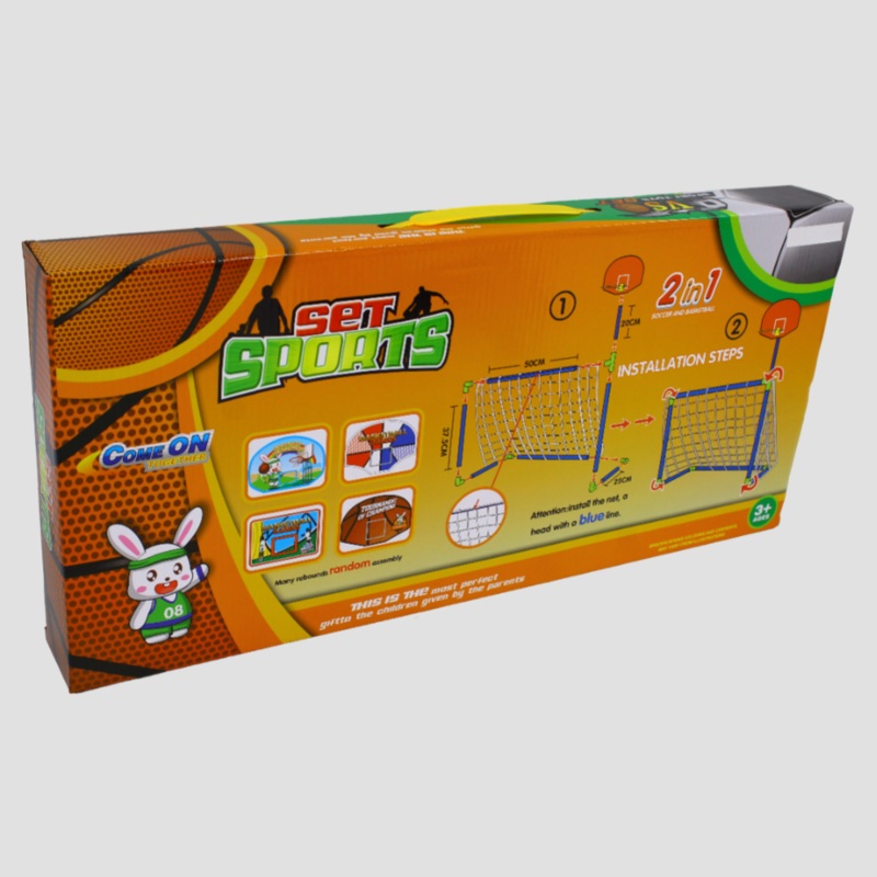 Football Net and Basketball Set  Activity & Amusement Toy for Boys