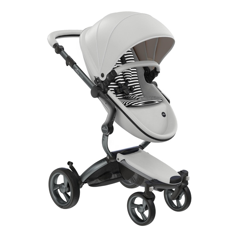 Mima Xari 4G Complete Stroller Graphite Grey/Snow White/Black & White