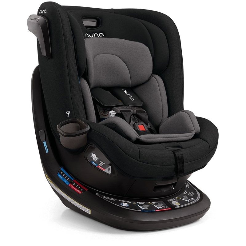 Nuna REVV Rotating Convertible Car Seat – Caviar