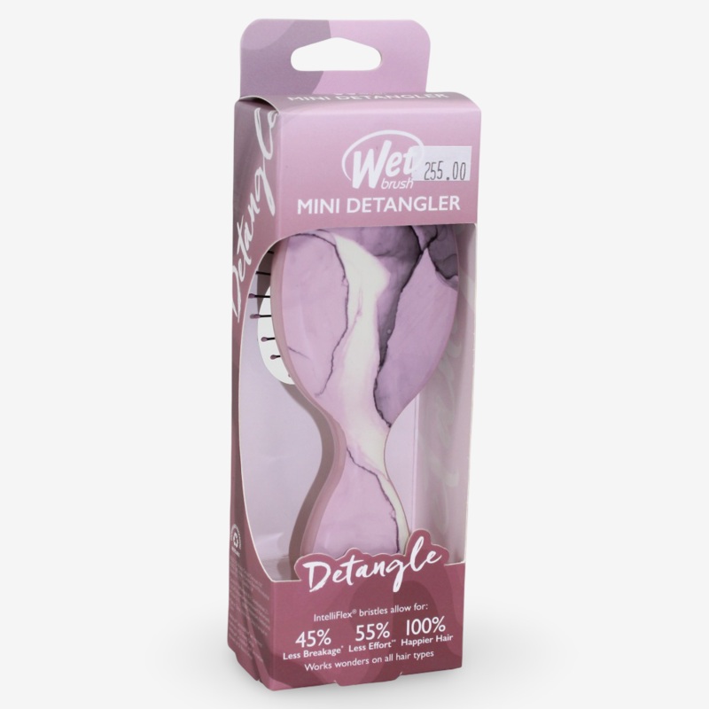 Wet Brush Mini Detangler – Terrain Textures – Dusty Rose