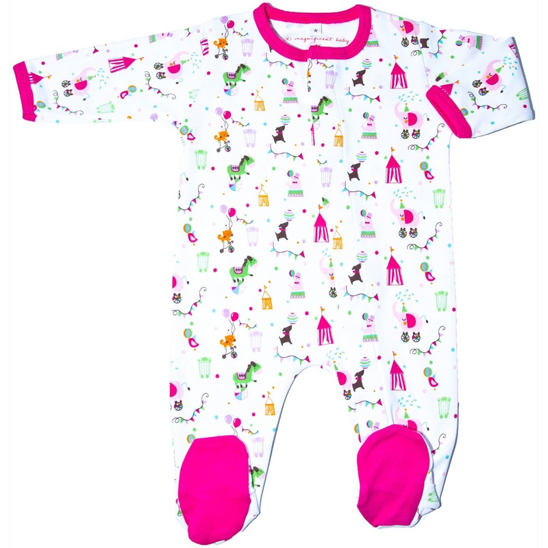 Magnificent Baby Girl’s Circus Footie – 9 Months