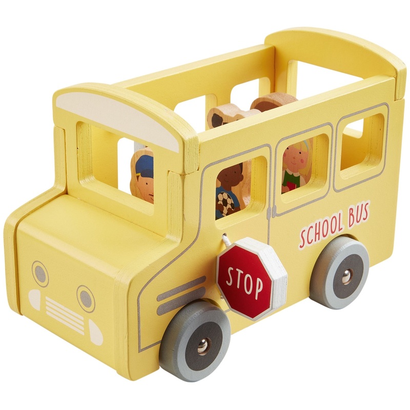 Mud Pie School Bus Toy Set