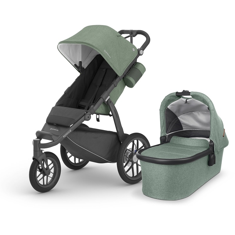 UPPAbaby Ridge Jogging Stroller + Bassinet Bundle – Gwen
