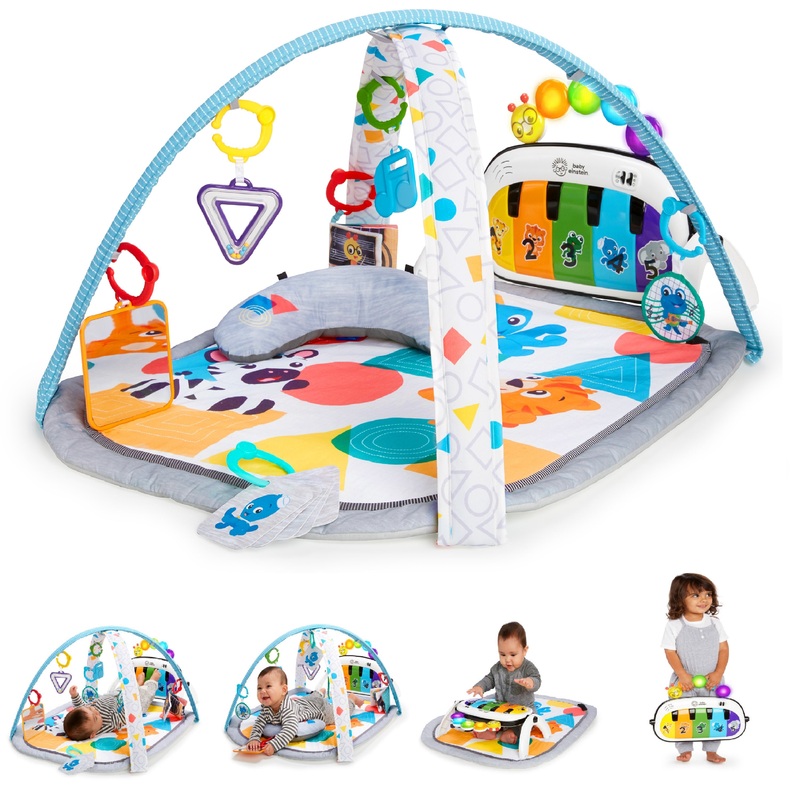 Baby Einstein 4-in-1 Kickin’ Tunes Music and Language Discovery Play Gym