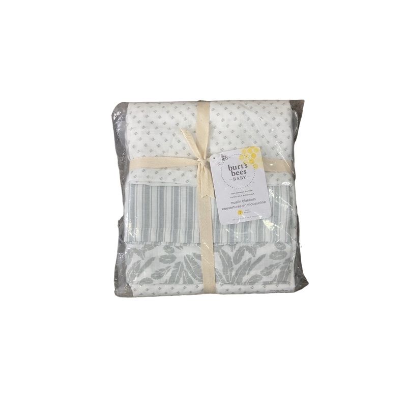 Burt’s Bees Baby Muslin Blankets, Dottie Bee