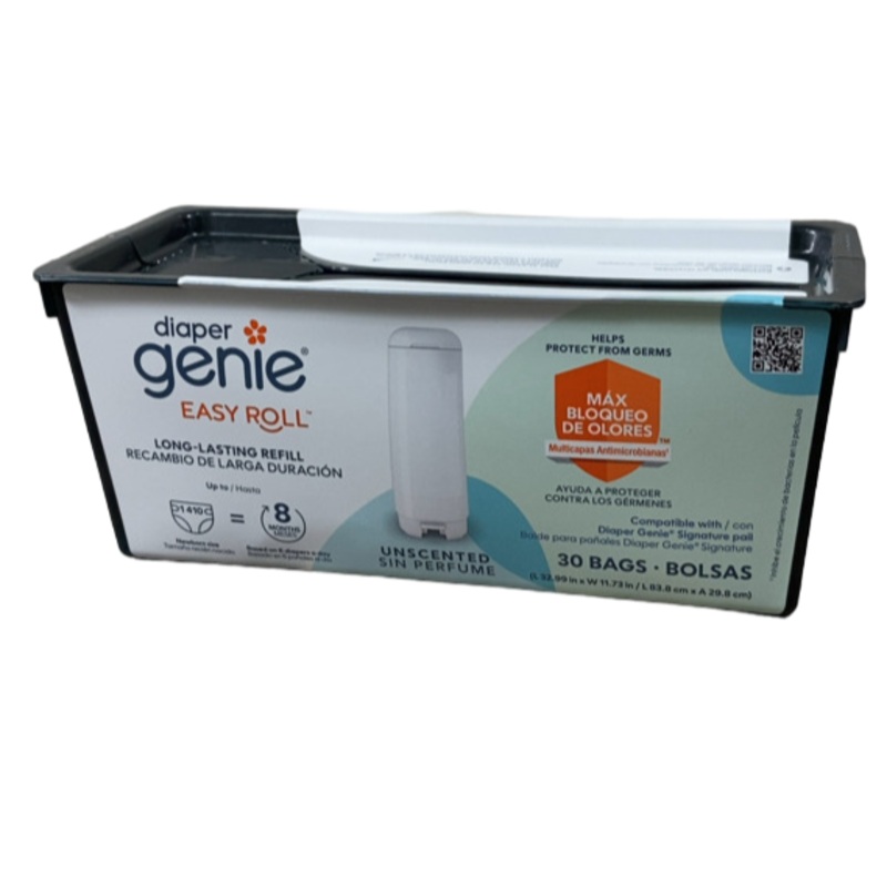 Diaper Genie Easy Roll Refill, 1-Pack (30 Bags)