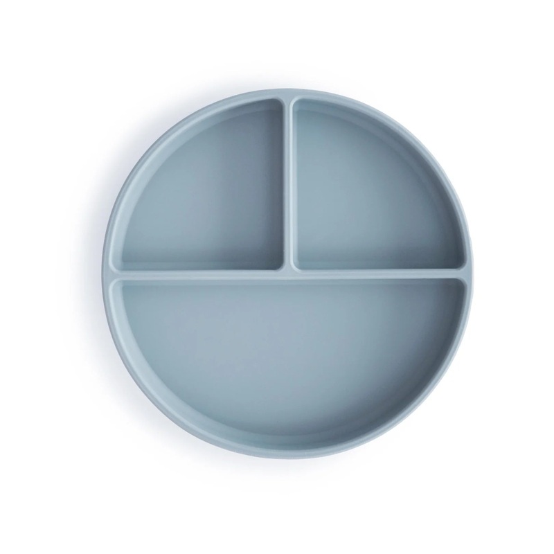 Silicone Suction Plate – Powder Blue