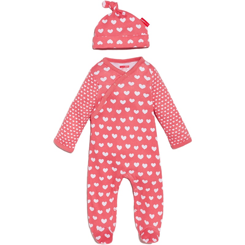 Skip Hop POP Print Footie & Hat Set – Watermelon (3 Months)