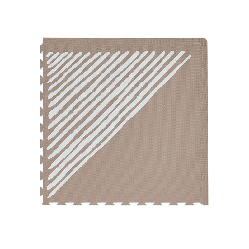 Toddlekind USA Haven Playmat in Sandy Lines – Tan
