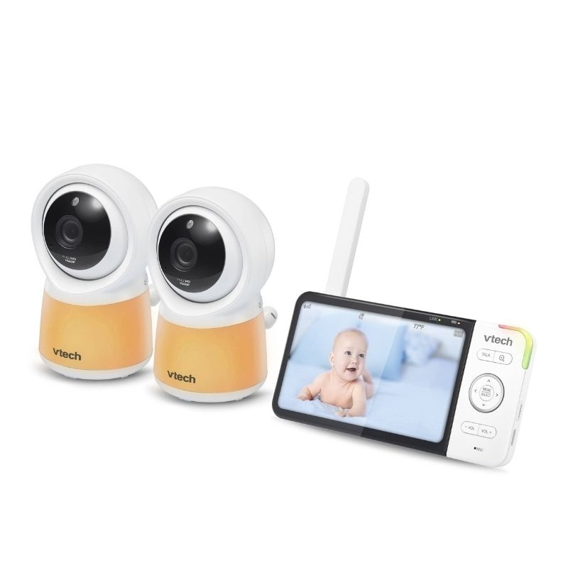 5 Smart Wi-Fi 1080p Video Monitor with 2 Cameras