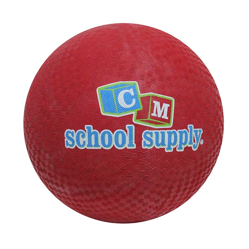 8.5″ Colored Playground Ball (Red)