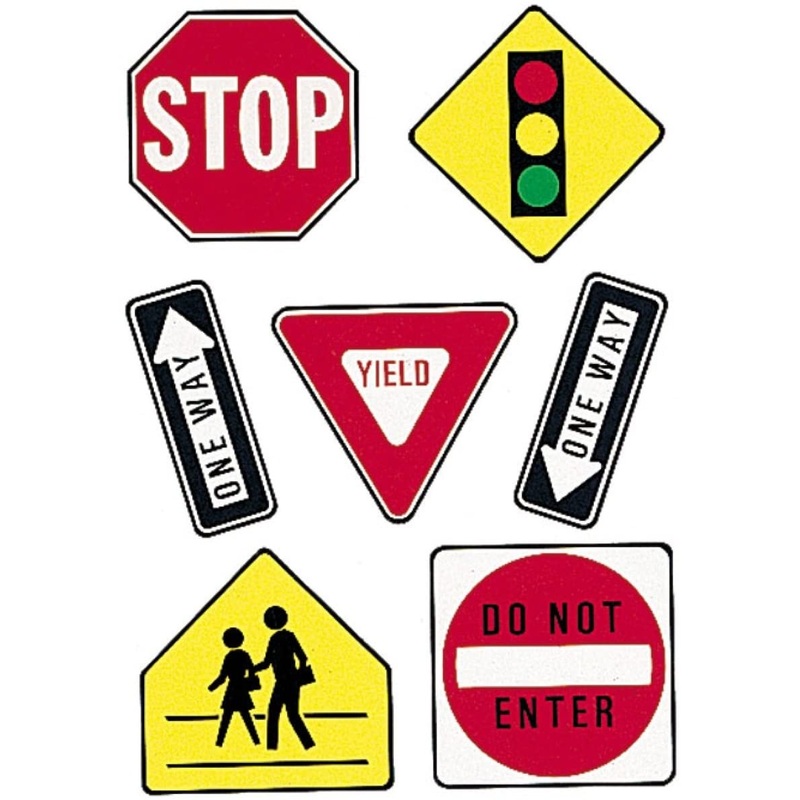 Eureka Traffic Symbols Deco Kit (D)