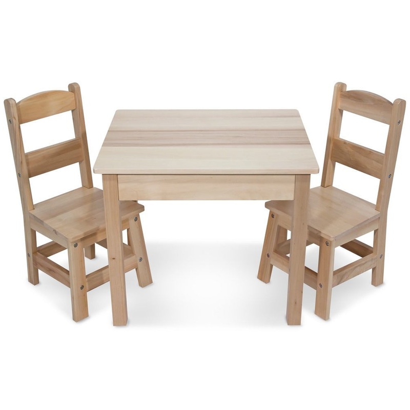 Melissa & Doug Wooden Table & Chairs