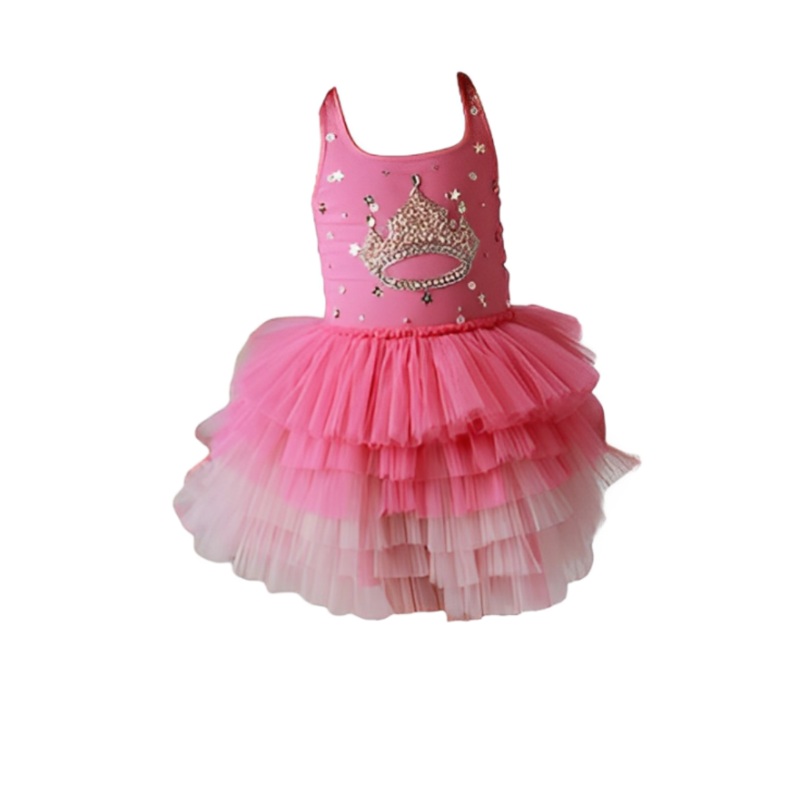 Tiara Tutu Dress – Candy Pink